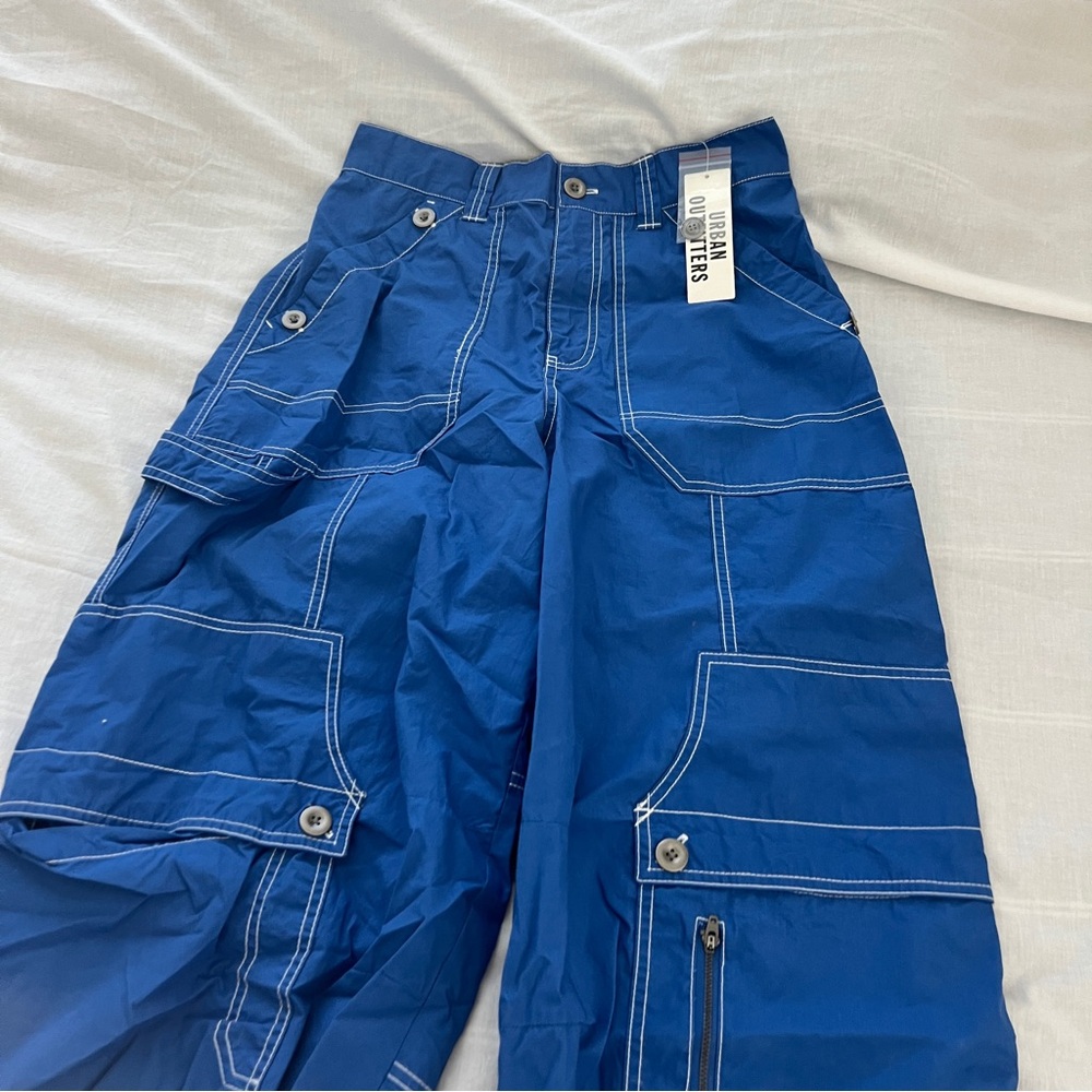 Urban outfitters blue rih baggy carpenter pants - Picture 3 of 4
